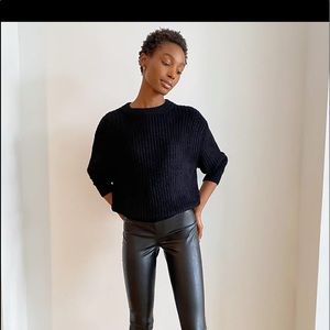 Aritzia Wilfred free Essential Chenille Sweater Green size L